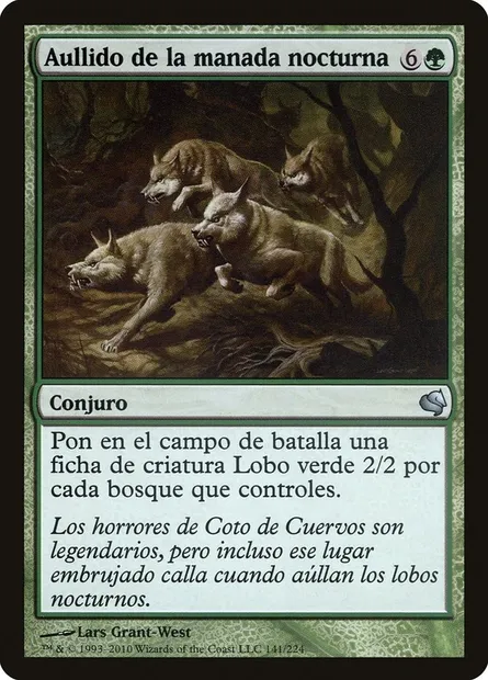 Hurlement de la meute nocturne, carte Magic PS11 141 — extension Salvat 2011