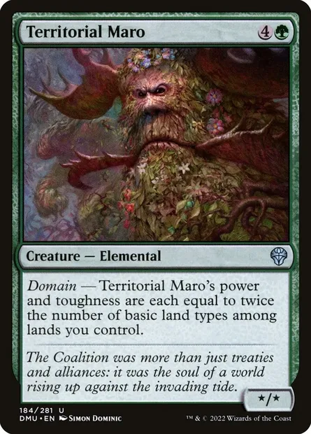 Territorial Maro, Magic card DMU 184 — Dominaria United set