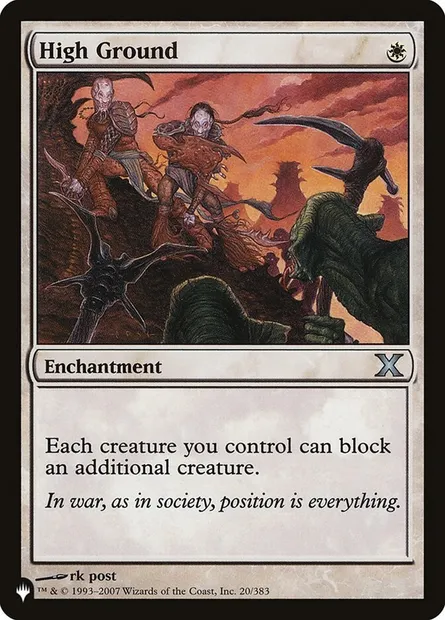 High Ground, Magic card PLST 10E-20 — The List set
