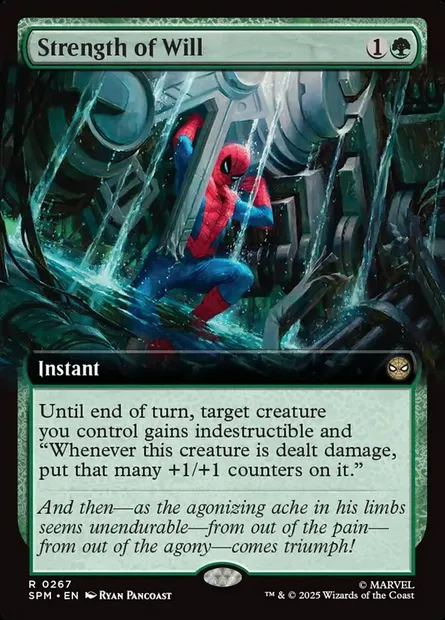 Strength of Will, Magic card SPM 267 — Marvel's Spider-Man set
