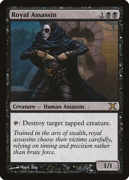 Royal Assassin, Magic card 10E 174 — Tenth Edition set