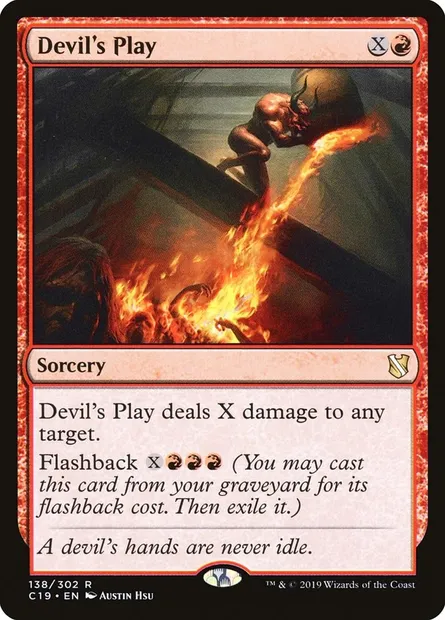 Devil's Play, Magic card C19 138 — Commander 2019 set