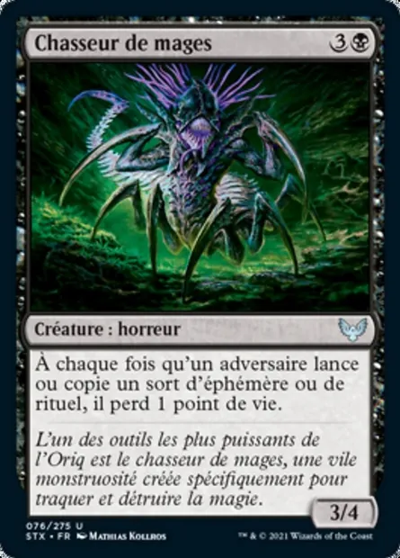 Chasseur de mages, carte Magic STX 76 — extension Strixhaven: l'Académie des Mages