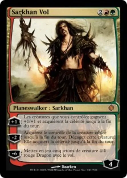 Sarkhan Vol, carte Magic ALA 191 — extension Les éclats d'Alara