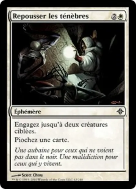 Repousser les ténèbres, carte Magic ROE 42 — extension L'ascension des Eldrazi