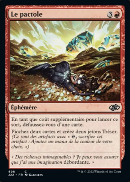 Le pactole, carte Magic J22 498 — extension Jumpstart 2022