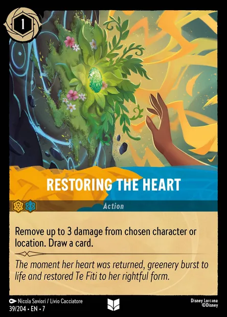 Restoring the Heart, Disney Lorcana card CH7-039 — Archazia's Island set