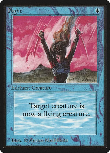 Vol, carte Magic LEB 59 — extension Limited Edition Beta