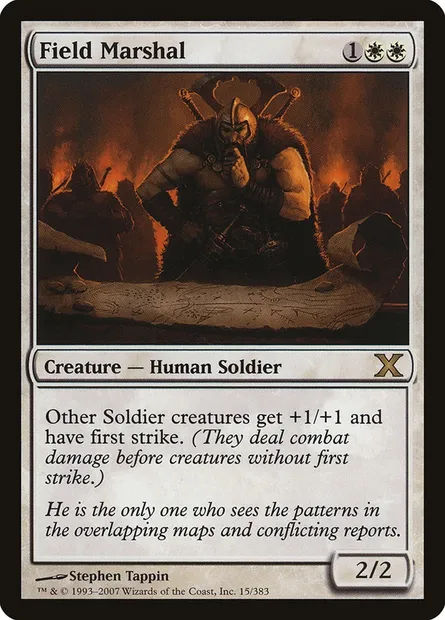 Field Marshal, Magic card 10E 15 — Tenth Edition set