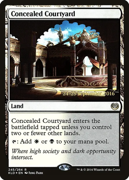 Concealed Courtyard, Magic card PKLD 245s — Kaladesh Promos set