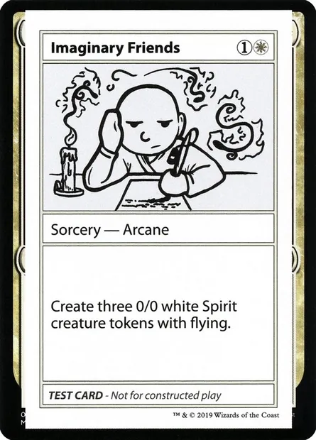 Imaginary Friends, carte Magic CMB2 7 — extension Mystery Booster Playtest Cards 2021