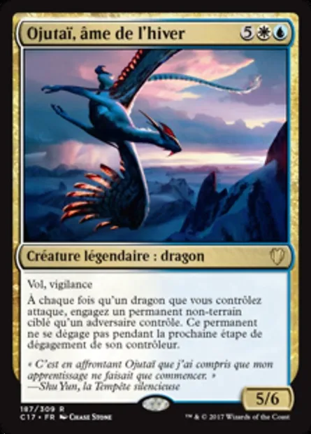 Ojutaï, âme de l'hiver, carte Magic C17 187 — extension Commander 2017