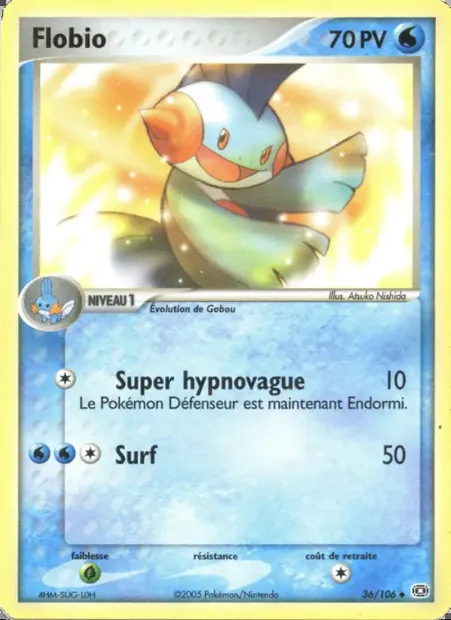 Flobio, carte Pokémon EM 36 — extension EX Émeraude
