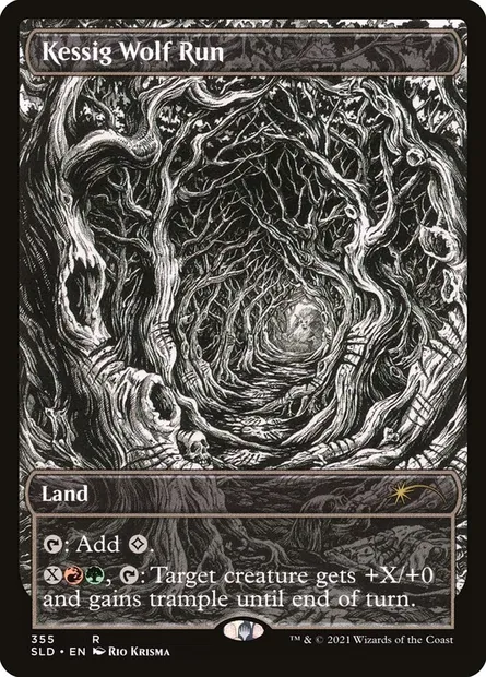 Kessig Wolf Run, Magic card SLD 355 — Secret Lair Drop set