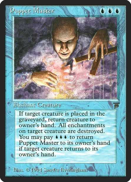 Puppet Master, carte Magic LEG 69 — extension Legends