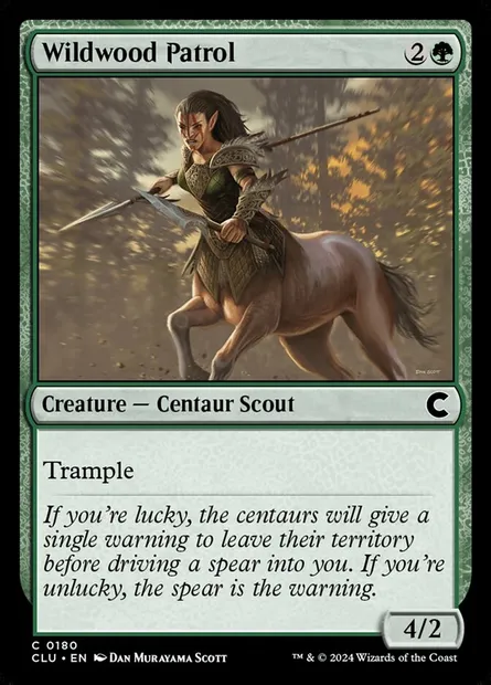 Wildwood Patrol, Magic card CLU 180 — Ravnica: Clue Edition set