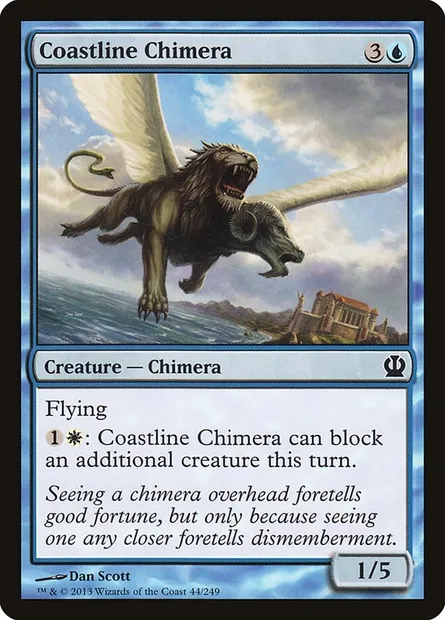 Coastline Chimera, Magic card THS 44 — Theros set