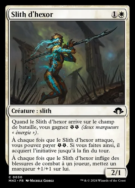 Slith d'hexor, carte Magic MH3 30 — extension Modern Horizons 3