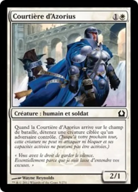 Courtière d'Azorius, carte Magic RTR 5 — extension Retour à Ravnica