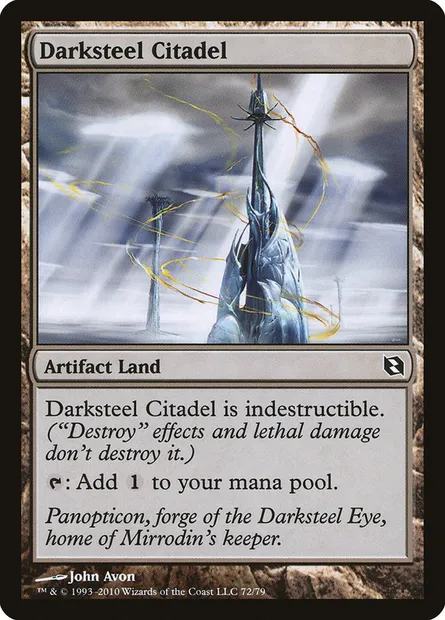 Darksteel Citadel, Magic card DDF 72 — Duel Decks: Elspeth vs. Tezzeret set