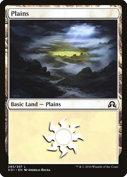 Plains, Magic card SOI 285 — Shadows over Innistrad set