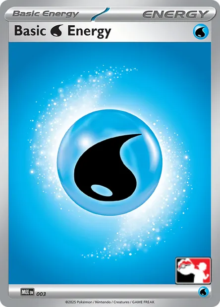 Basic Water Energy, Pokémon card PPS 003-4 — Play! Pokémon Prize Pack Series set