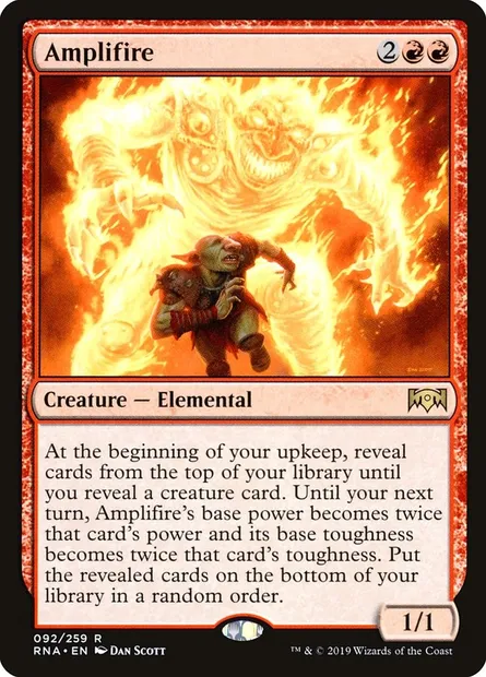 Amplifire, Magic card RNA 92 — Ravnica Allegiance set