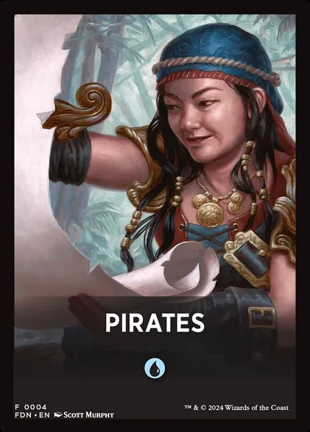 Pirates, carte Magic FFDN 4 — extension Foundations Front Cards