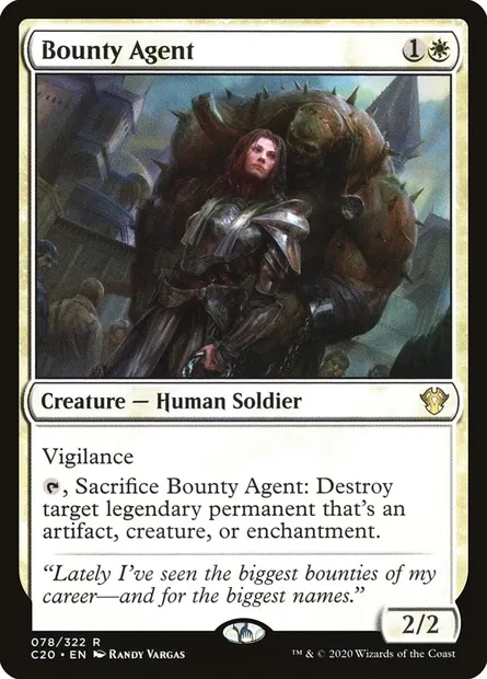 Bounty Agent, Magic card C20 78 — Commander 2020 set