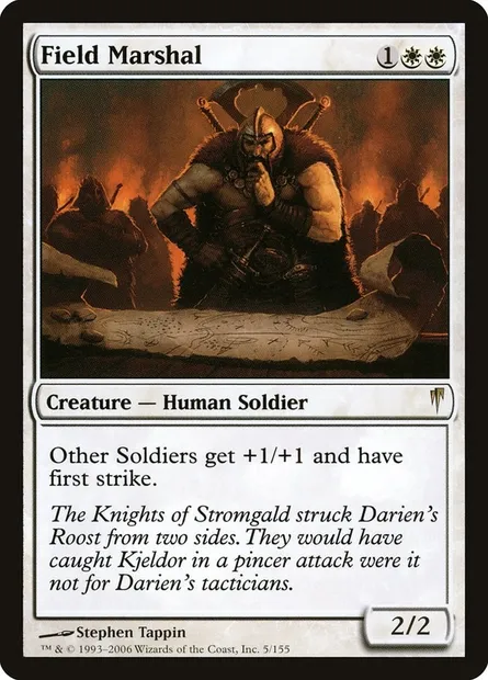 Général de campagne, carte Magic CSP 5 — extension Souffle glaciaire