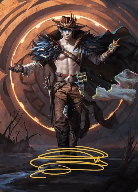 Oko, the Ringleader // Oko, the Ringleader, Magic card AOTJ 29 — Outlaws of Thunder Junction Art Series set