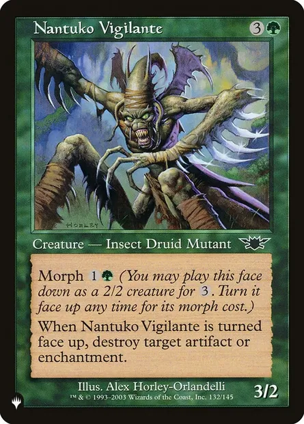 Vigilant nantuko, carte Magic PLST LGN-132 — extension The List