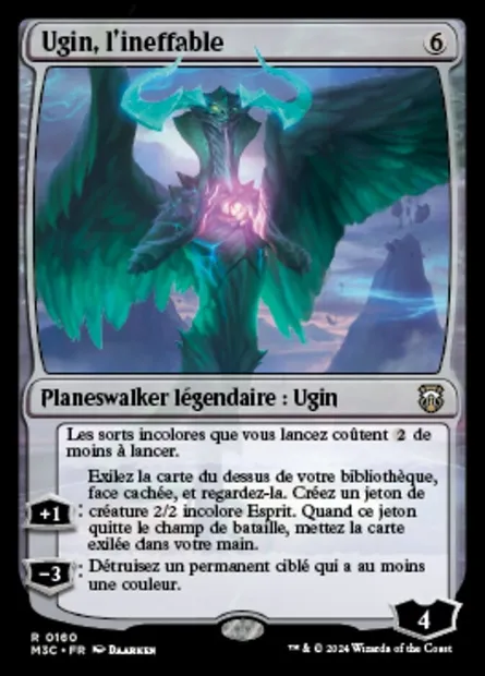 Ugin, l'ineffable, carte Magic M3C 160 — extension Modern Horizons 3 Commander