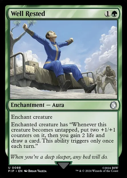 Well Rested, Magic card PIP 88 — Fallout set