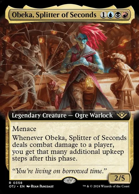 Obeka, Splitter of Seconds, Magic card OTJ 358 — Outlaws of Thunder Junction set