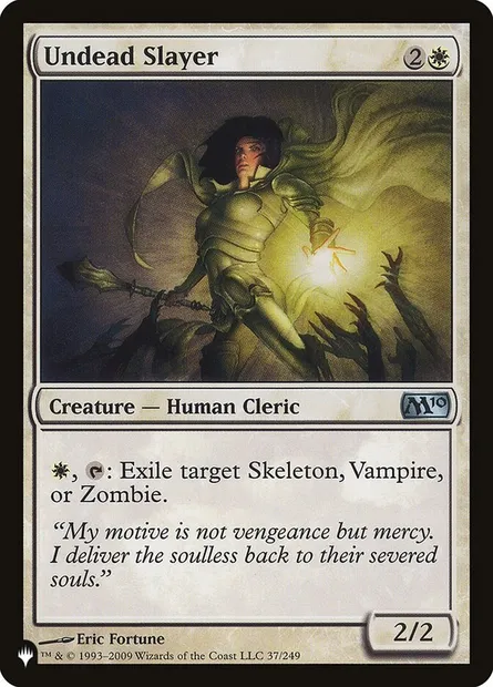 Undead Slayer, Magic card PLST M10-37 — The List set