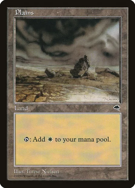 Plains, Magic card TMP 331 — Tempest set
