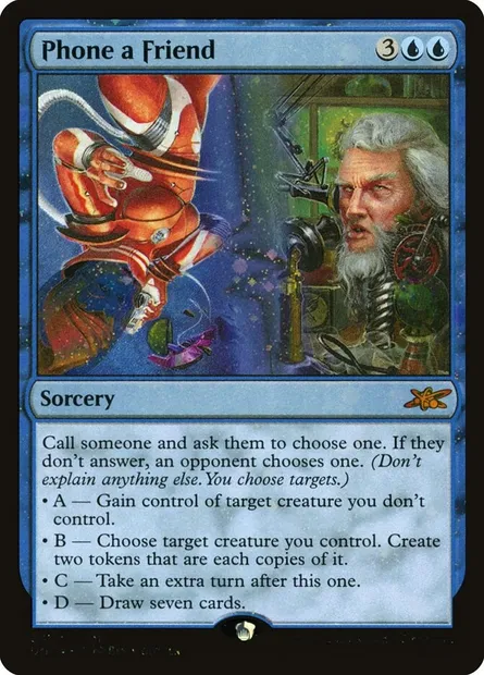 Phone a Friend, carte Magic UNF 341 — extension Unfinity