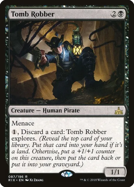 Tomb Robber, Magic card RIX 87 — Rivals of Ixalan set