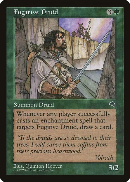 Fugitive Druid, Magic card TMP 229 — Tempest set