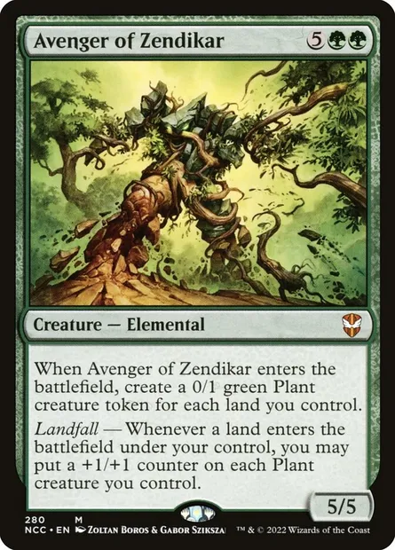 Avenger of Zendikar, Magic card NCC 280 — New Capenna Commander set
