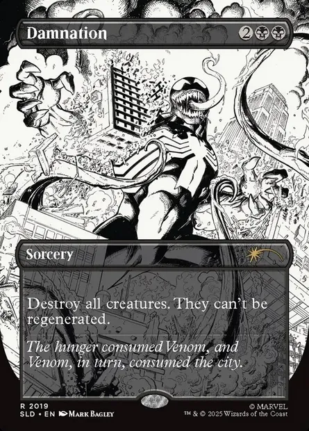 Damnation, carte Magic SLD 2019 — extension Secret Lair Drop