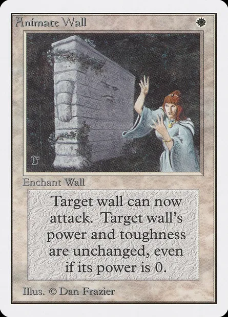Animate Wall, Magic card 2ED 1 — Unlimited Edition set
