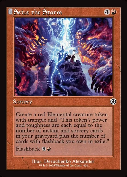 Seize the Storm, Magic card INR 401 — Innistrad Remastered set