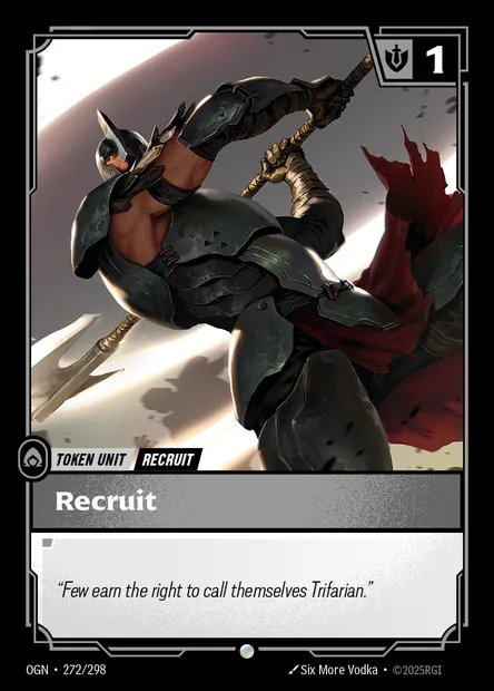 Recruit (NX), Riftbound card OGN 272 — Origins set