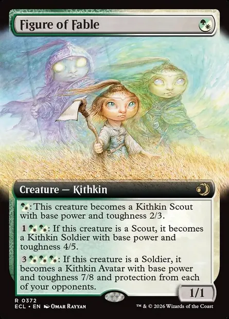 Personnage de fable, carte Magic ECL 372 — extension Lorwyn Eclipsed