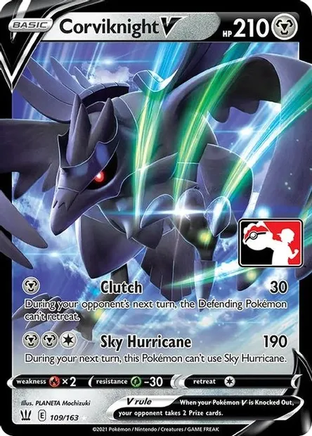 Corviknight V, Pokémon card PPS 109 — Play! Pokémon Prize Pack Series set