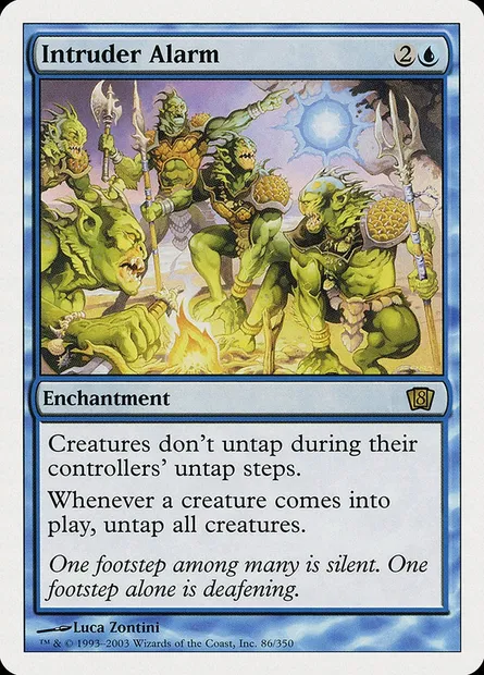 Intruder Alarm, Magic card 8ED 86 — Eighth Edition set