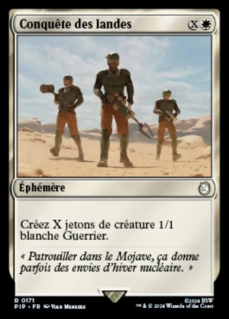 Conquête des landes, carte Magic PIP 171 — extension Fallout