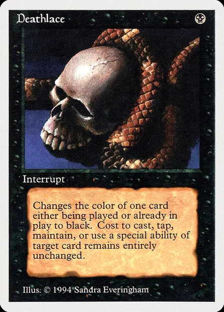 Deathlace, Magic card SUM 102 — Summer Magic / Edgar set